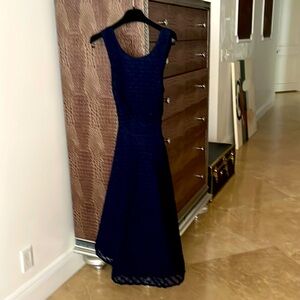 Navy Blue Cross open back evening dress. Never used.